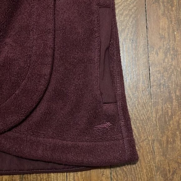 Horny Toad Size XS Maroon Purple Fleece Jacket - Picture 4 of 7